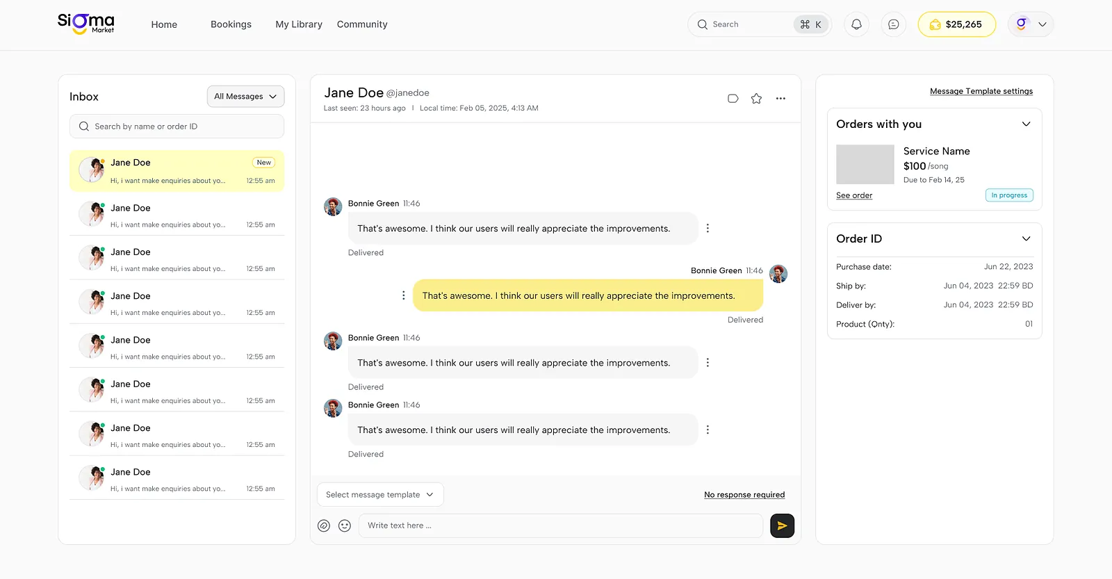 WavMasters: inbox: an open chat