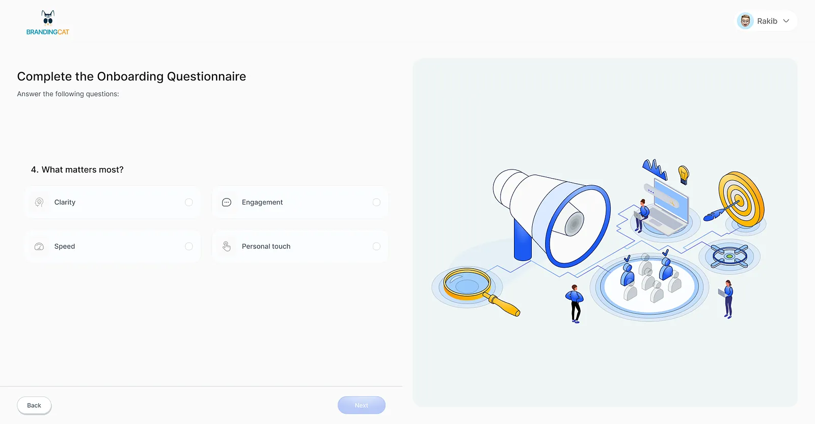 BrandingCat: onboarding step 4