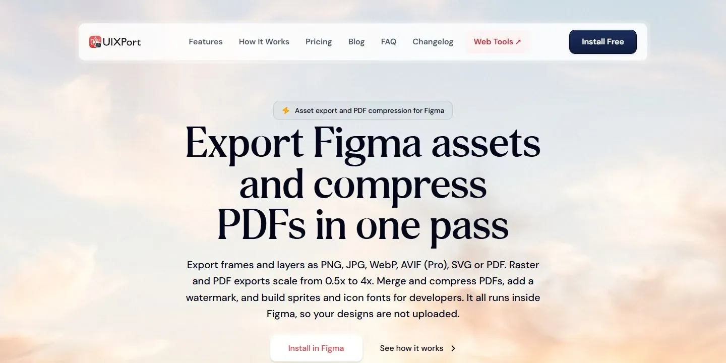 UIXport website