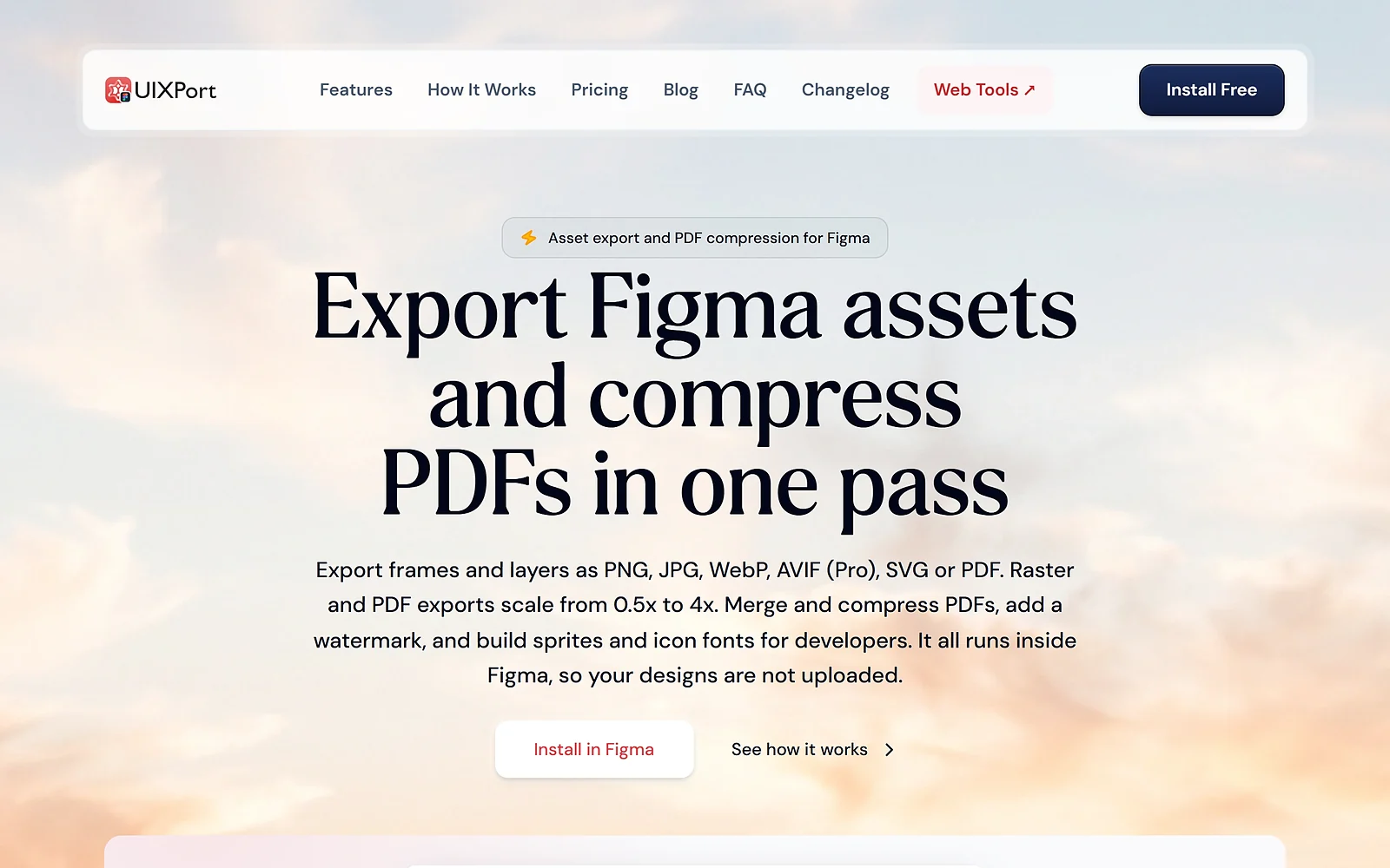 UIXport website