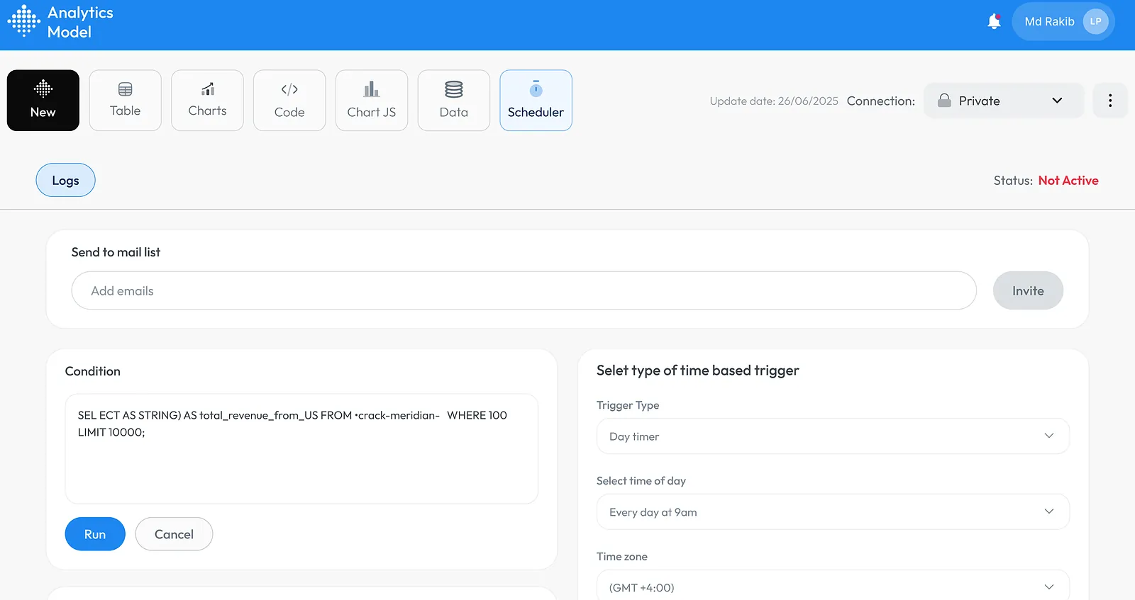 AI automation scheduler