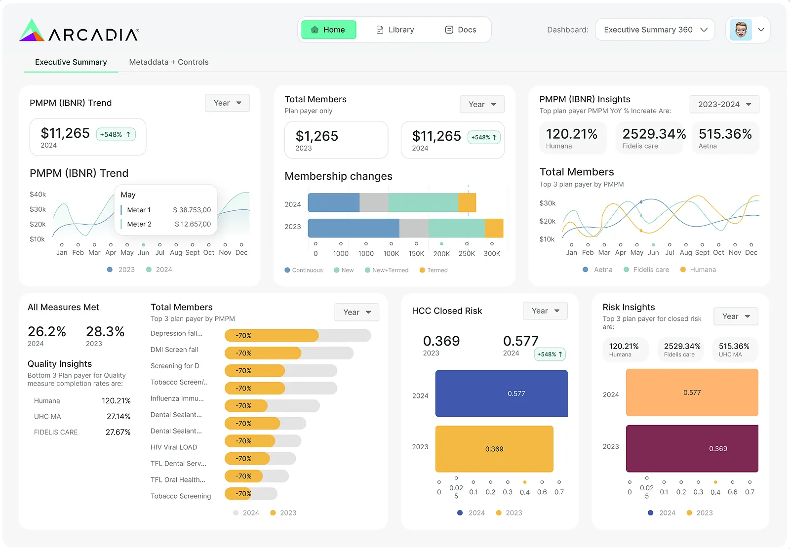 Healthcare executive summary